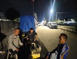 Bhabinkamtibmas Duri Pulo Lakukan Cooling System dan Sambang Pos Kamling RW 012