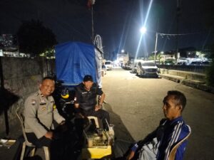 Bhabinkamtibmas Duri Pulo Lakukan Cooling System dan Sambang Pos Kamling RW 012