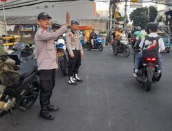 Gatur Lalin di Bendungan Jago, Polri Hadir Berikan Rasa Aman kepada Pengguna Jalan