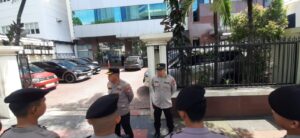Polsek Metro Menteng Siagakan Personel, Apel Pengamanan Aksi Unras Digelar di Kawasan Imam Bonjol