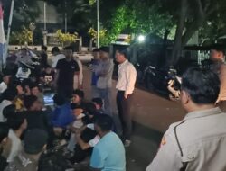 Patroli 3 Pilar Bubarkan Kerumunan Malam, Polisi Ingatkan Warga Waspada CURAT–CURAS–Curanmor