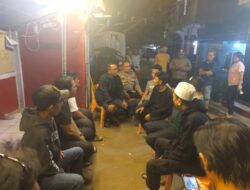 Polsek Metro Menteng Sambangi Warga, Komitmen Bersama Wujudkan Menteng Aman Dari Tawuran Warga