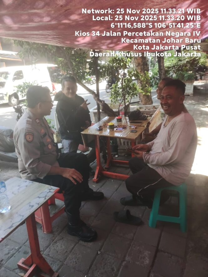 
					Kapolsubsektor Kayu Awet Sambang Dialogis Warga Johar Baru, Imbau Cegah Tawuran, Curanmor, dan Bahaya Narkoba