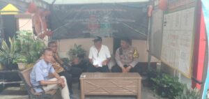 Sambang dan Koordinasi, Polri Aktif Jaga Situasi Aman di Gunung Sahari Selatan