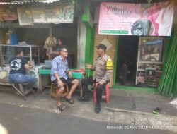 Sambang Warga RW 01 Galur, Polsek Johar Baru Tingkatkan Kewaspadaan Curanmor dan Tawuran