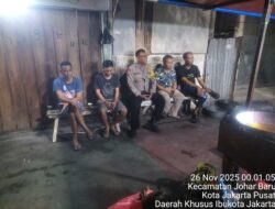 Operasi Sikat Jaya 2025, Polisi Sisir Wilayah Johar Baru Cegah Kejahatan Jalanan