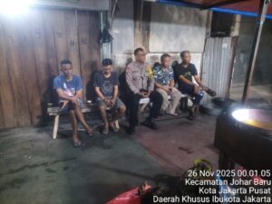 Operasi Sikat Jaya 2025, Polisi Sisir Wilayah Johar Baru Cegah Kejahatan Jalanan