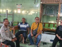 Edukasi Bhabinkamtibmas Pasar Baru Cara Bertindak Cegah Kriminal dan Ajak Peduli Jaga Lingkungan