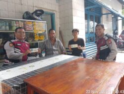 Unit Samapta Lakukan Patroli Sahabat Polisi Dan Sosialisasi Sistem Pelaporan Berbasis Barcode