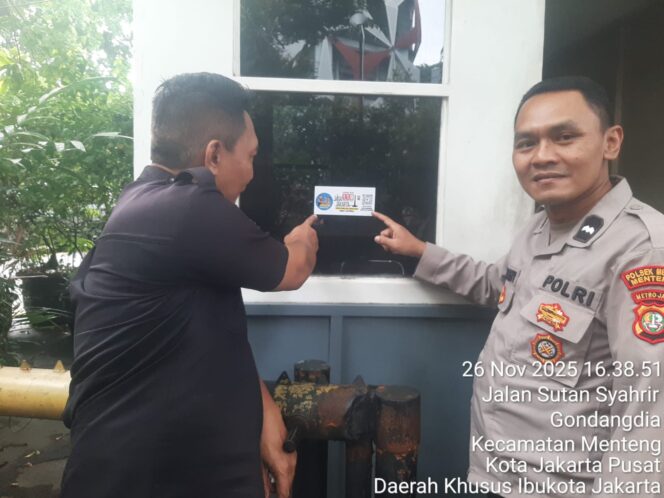 
					Sahabat Patroli Hadir di Lingkungan Anda, Polsek Menteng Gencarkan Sosialisasi Barcode Kamtibmas