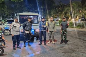 Sinergi Patroli Tiga Pilar Menteng Kawal Kawasan Taman Suropati, Menteng Tetap Aman Kondusif