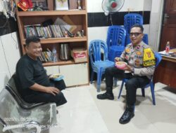 Ngobrol Santai dan DDS, Bhabinkamtibmas Kampung Rawa Waspada Tawuran dan Curanmor