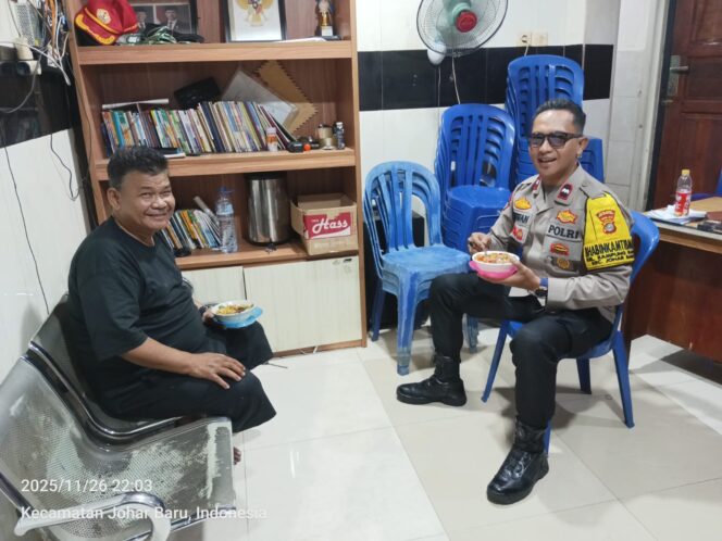 
					Ngobrol Santai dan DDS, Bhabinkamtibmas Kampung Rawa Waspada Tawuran dan Curanmor