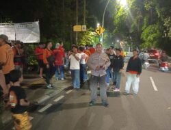 Pengamanan Titik Kumpul Jakmania di Sawah Besar Kondusif