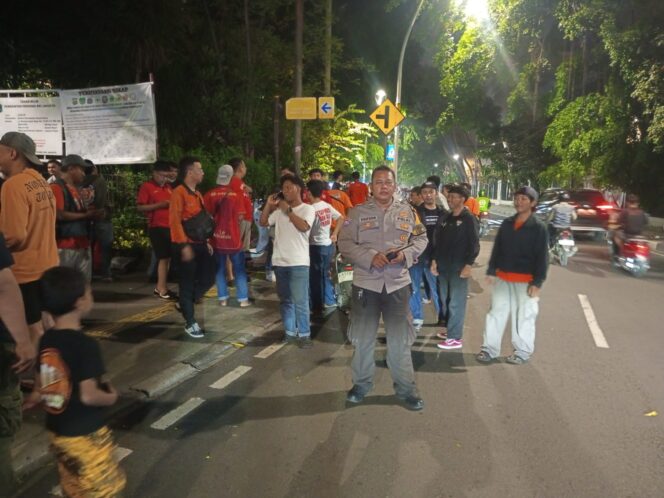
					Pengamanan Titik Kumpul Jakmania di Sawah Besar Kondusif