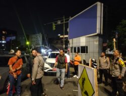 Patroli Malam HUT Persija, Kapolsek Sawah Besar Turun Langsung Jaga Kondusifitas Kota