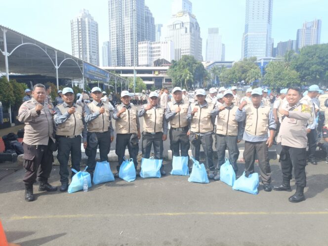
					Apel PAM Swakarsa Jaga Jakarta, Sat Linmas Siap Kawal Nataru