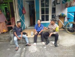 Bhabinkamtibmas Galur Sambang Warga RW 05, Warga Dihimbau Waspada Curas, Curanmor, dan Tawuran