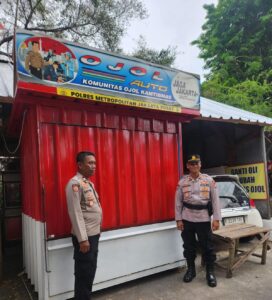 Polsek Johar Baru Pantau Auto Mart, Dorong Pelayanan Aman dan Tertib Bagi Ojol