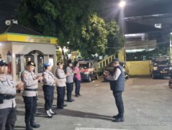 Wakapolsek Johar Baru Pimpin Apel Patroli Cipta Kondisi Antisipasi Guantibmas Dini Hari