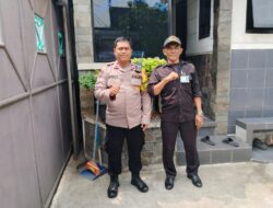 Perkuat Sinergi dengan Petugas Keamanan, Polisi Lakukan Sambang ke Jl. Garuda