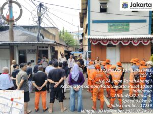 Bhabinkamtibmas Hadiri Kerja Bakti RW 08, Perkuat Kebersamaan dan Kepedulian Lingkungan