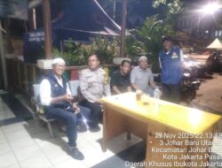 Bhabinkamtibmas Johar Baru Sambangi Tokoh Masyarakat RW 03, Perkuat Sinergi Keamanan Lingkungan