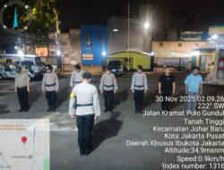 Apel Patroli Sekala Sedang Antisipasi Guantibmas, Polsek Johar Baru Pastikan Wilayah Aman