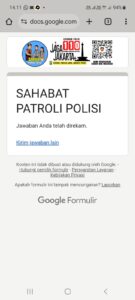 1052 Unit Samapta Lakukan Patroli Sahabat Polisi dan Sosialisasi Sistem Pelaporan Berbasis Barcode di Kelurahan Karet Tengsin