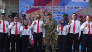 Kodim 0502/Jakarta Utara Gelar Apel Kesiapsiagaan Pengamanan Instalasi Strategis Pertamina Plumpang
