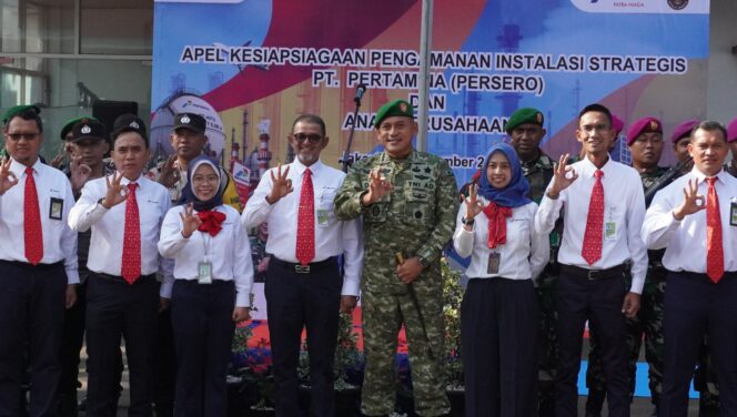 
					Kodim 0502/Jakarta Utara Gelar Apel Kesiapsiagaan Pengamanan Instalasi Strategis Pertamina Plumpang