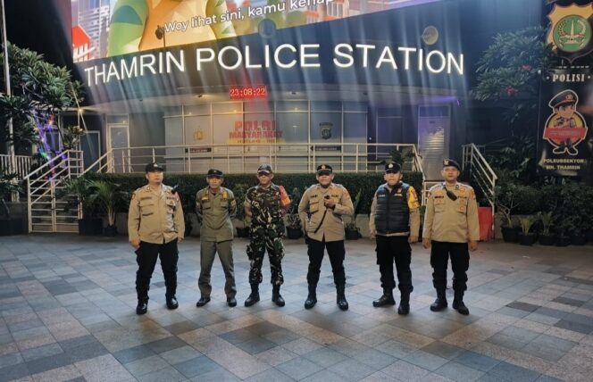 
					Patroli Tiga Pilar Menteng Amankan Kawasan Bundaran HI Tetap Kondusif