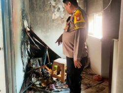 Respons Cepat Bhabinkamtibmas Kebon Sirih Padamkan Kebakaran Gedung Kosong di Jalan Jaksa