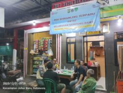 Aipda Ikhwan Bhabinkamtibmas Kampung Rawa Sambangi Pos Siskamling RW 02, Warga Diimbau Waspada Curanmor
