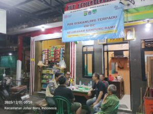 Aipda Ikhwan Bhabinkamtibmas Kampung Rawa Sambangi Pos Siskamling RW 02, Warga Diimbau Waspada Curanmor
