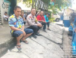 Patroli Dialogis, Bhabinkamtibmas Sambangi Komunitas Bajaj RW08 Johar Baru