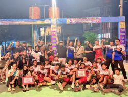 Kecamatan Kelapa Dua Raih Juara Pertama Turnamen Bola Voli Sektor Putra Dalam Bupati Cup 2025