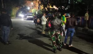 Patroli Siskamling Koramil 03/Tanjung Priuk, Kodim 0502/Jakarta Utara Bersama 3 Pilar dan Komponen Pendukung di wilayah Tanjung Priuk Jakarta Utara