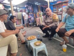 Bhabinkamtibmas Kampung Bali Sambangi Ketua RW 04 dan Warga, Imbau Tetap Waspada Pencurian dan Tawuran
