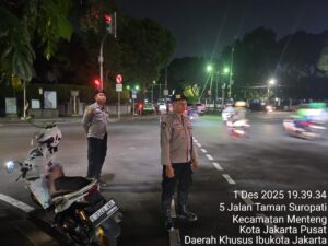 Patko 1041 Jaga Taman Suropati, Perketat Keamanan Malam di Jantung Menteng