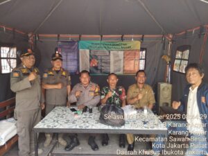 Pantau Posko Siaga, Tiga Pilar Karang Anyar Siap Hadapi Bencana