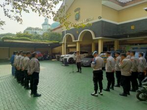 Kesiapan Polsek Sawah Besar Sebelum Tugas Dengan Binrohtal Berlanjut ke Gaktibplin