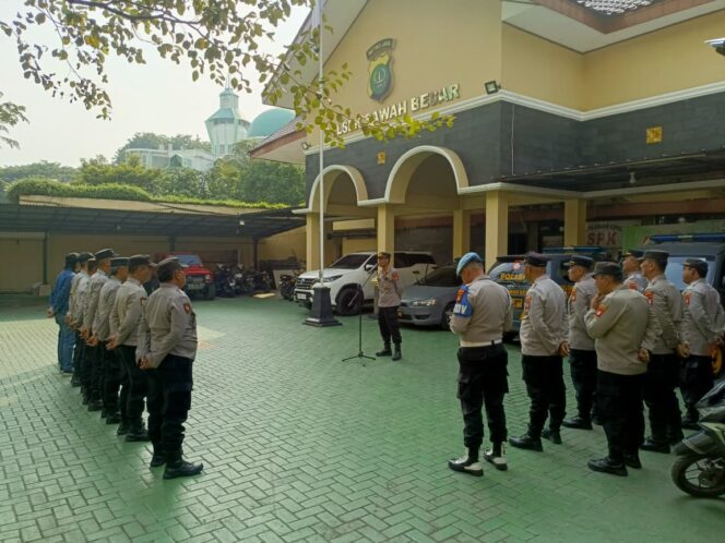 
					Kesiapan Polsek Sawah Besar Sebelum Tugas Dengan Binrohtal Berlanjut ke Gaktibplin