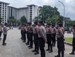 Lalu lintas Aman, Di Awali Apel Pelayanan “Polisi Kawal Titik Kumpul Reuni 212 Di Istiqlal”