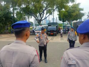 Apel Pelayanan Giat Reuni 212, Kapolsek Sawah Besar Turun Langsung di Lapangan