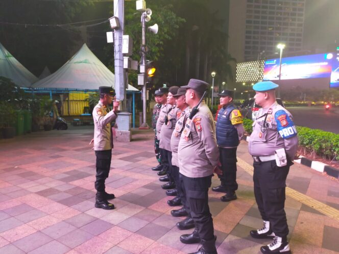 
					Apel Patroli Tiga Pilar di Polsubsektor Thamrin, Menteng Tegakkan Cipta Kondisi Aman Kondusif