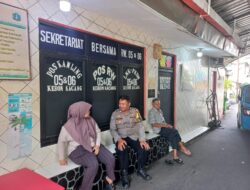 Bhabinkamtibmas Kebon Kacang Sambangi Warga RW 05 Sebagai Cooling System Sampaikan Imbauan Kamtibmas