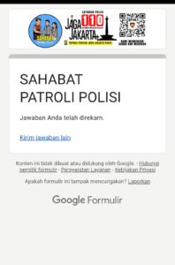 Unit Samapta Tempel Stiker Barcode Pelaporan, Di Pemukiman Karang Anyar