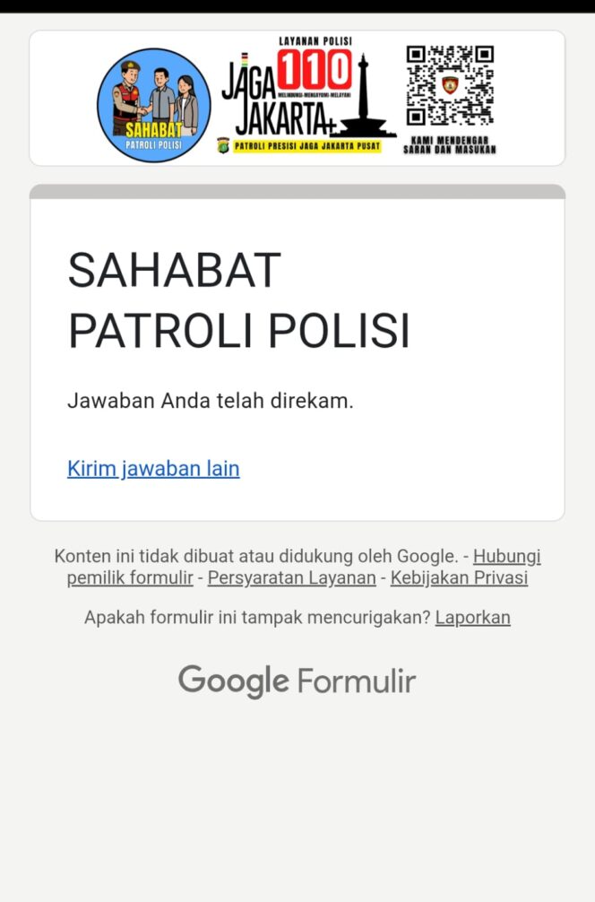 
					Unit Samapta Tempel Stiker Barcode Pelaporan, Di Pemukiman Karang Anyar