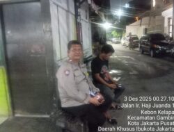 Bhabinkamtibmas Kebon Kelapa Sambangi Pos Kamling, Perkuat Sinergi Jaga Keamanan Lingkungan